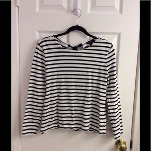 J.Crew Striped Shirt with bows